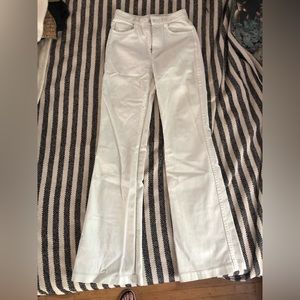 & Other Stories high rise flared Jean, off-white